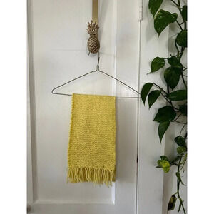 Yellow Hand knit casual Scarf